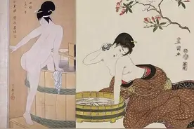 在日本女儿从小就和爸爸一起泡澡图片