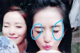 35岁谢娜就显老态，美颜磨皮难消眼角皱纹，素颜不忍直视图片