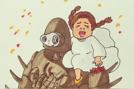 好自私！插画家化身主角乱入宫崎骏漫画场景！图片