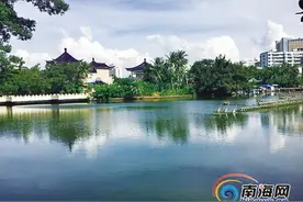 海口人民公园湖心岛甩掉“脏乱差” 靓丽示人图片