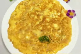 萝卜干煎蛋图片