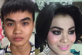 泰国男子化妆术，我被深深的征服了图片