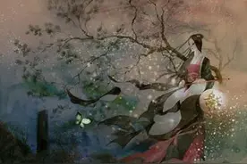 唯美古风插画 | 似此星辰非昨夜，为谁风露立中宵图片