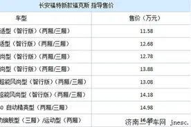 长安福特2017款福克斯新车上市，开启经典+互联化时代图片