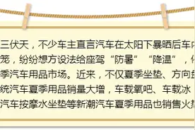 爱车座驾"防暑降温"？汽车用品销售Hot图片