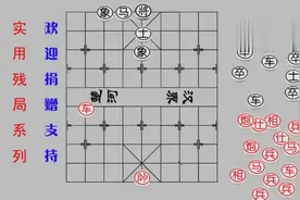江湖象棋残局 第269集 单车不胜马缺士，贴将防守有深意图片