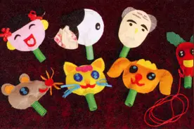 幼儿园玩偶制作：拔萝卜图片