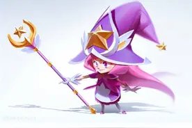大神玩家自制魔法少女璐璐皮肤，真的好好看啊！图片