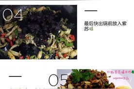 推荐一款营养又美味的家常菜，双椒紫苏爆田鸡图片