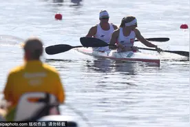 里约奥运会第10日：皮划艇静水女子双人皮艇 (K2) 500米预赛图片