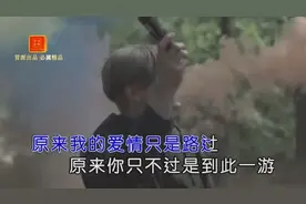 一曲张津涤《到此一游》好想再次牵你的手，在人海之中慢慢地走图片