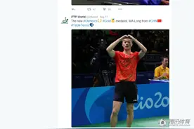 又要害羞啦！日本乒乓球小花追星马龙图片