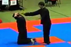国外高手表演李小龙截拳道，夺枪术、双节棍、侧踢！图片