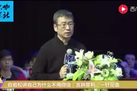 白岩松讲自己为什么不用微信，言辞犀利，一针见血，发人深省视频封面