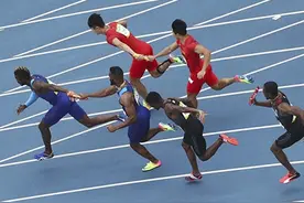 男子4X100米接力：牙买加夺冠日本摘银 中国第五图片