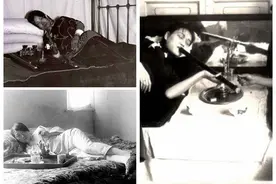 清末及民国影像：抽大烟的女人，漂亮的女匪首，年轻的失足女孩图片