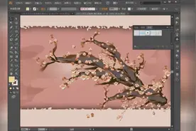 AI案例教程---用AI制作梅花画卷图片