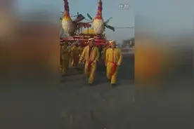 太原清徐县徐二龙杠民间丧葬礼仪图片