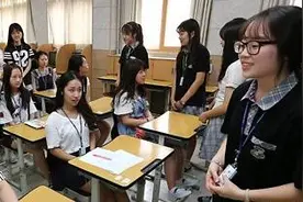 50名中国高中生集体赴韩留学 创韩国高中招生纪录图片
