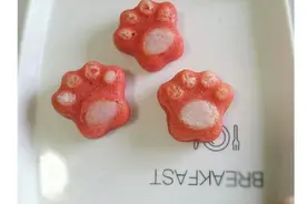 开饭喽，今日小点心：火龙果大米糕（超美味、超诱惑、含教程）图片