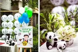 熊猫主题气球派对，给你意想不到的惊艳！图片