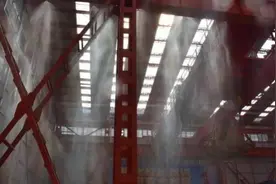 延时摄影，30天建成北京王府井地铁施工全封闭作业区！图片