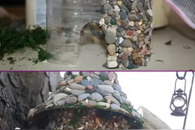 DIY微型石头童话小屋图片