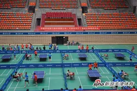 天津市第二届乒乓球业余联赛第一阶段结束 四支球队杀入半决赛图片