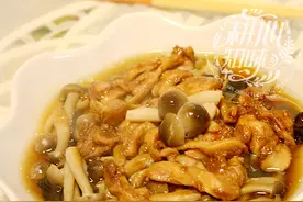 蒸菜好味道 蟹味菇云耳蒸鸡腿肉图片