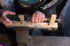 自制DIY玻璃瓶切割机，把好看的玻璃瓶做成水杯或者花瓶！图片