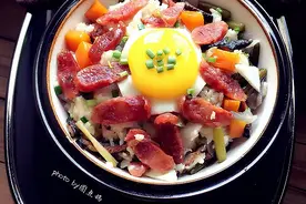 铁釜做饭就是香煲仔饭图片