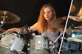 小萝莉架子鼓Sultans Of Swing (Dire Straits) drum，超带感视频封面