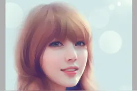 PS设计：转手绘做动漫美女照片效果教程图片