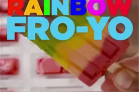 少女心炸裂的彩虹冰淇淋，想学的看进来图片