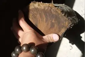 笑话邻居花两万买了块崖柏乌木被坑惨了，看了纹理才知自己见识短图片