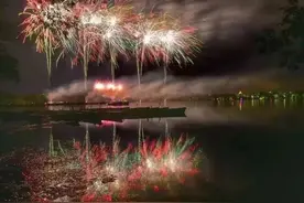 西湖烟花给你视觉盛宴，杭州美衣给你年轻原动力图片