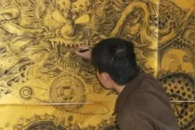 株洲小伙花十三年时间绘制巨幅钢笔画历史神话长卷“千秋万代图”
