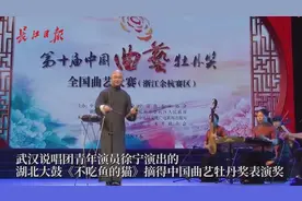 18年后湖北再摘曲艺界最高奖项，徐宁：我唱的湖北大鼓接地气视频封面