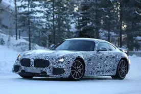 梅赛德斯-AMG GT R冰雪测试 最速银箭图片
