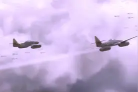 经典的二战空战影片，美军P51对阵德军喷气式战机Me262视频封面