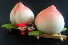 奶香寿桃馒头的做法图片