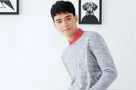 美特斯邦威韩版圆领薄款男士针织衫图片