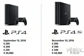 索尼PS4 Slim/Pro主机正式发布 299美元起图片