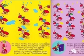 英文儿歌学唱玩 | The Ants go Marching蚂蚁行军进行曲图片