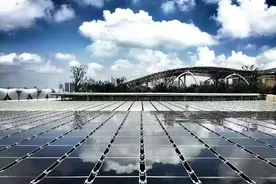 汉能助力建筑节能环保 杭州国际博览中心用上太阳能发电图片
