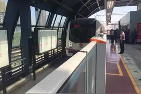 西安地铁三号线试运行，你原来是这样的粉色系“萌妹子”！图片