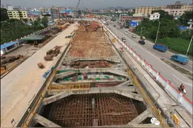 地铁13号线又一站封顶，全线完成80%，预计今年底全面完成土建工程！图片