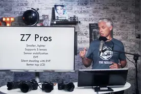 尼康 无反相机Z7与单反D850 佳能EOS R索尼A7RⅢ的图像质量对比视频封面