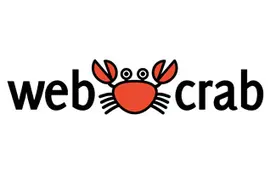 以螃蟹为元素的标志LOGO设计图片