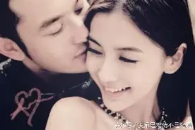 杨颖5天不洗头，黄晓明却喜欢每天嗅她头发，这样秀恩爱谁受得了图片